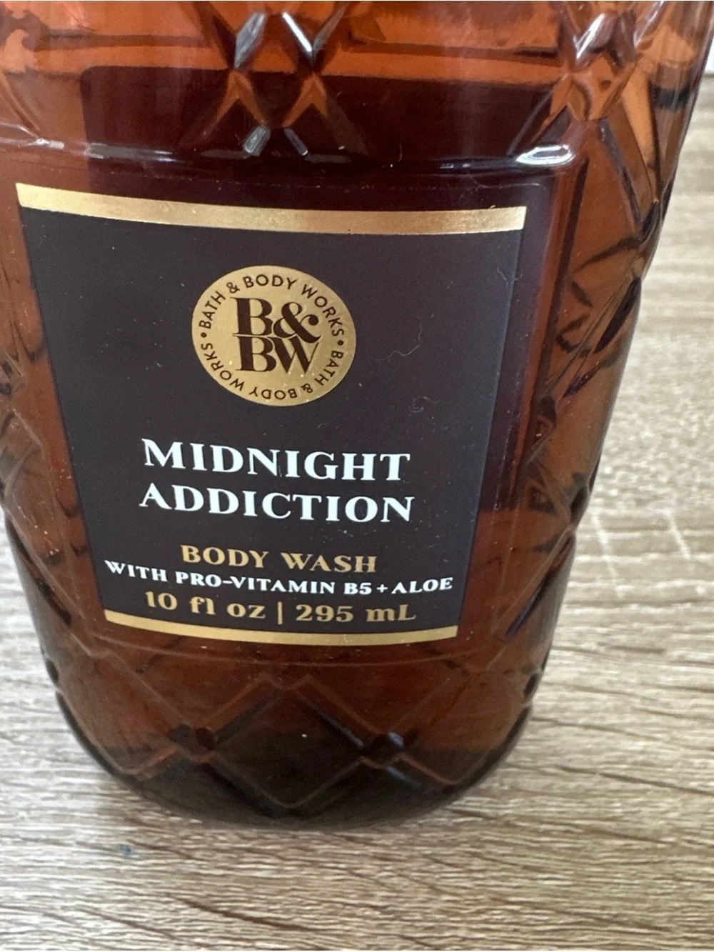 Bath & Body Works Midnight Addiction Brown & Gold Body Wash